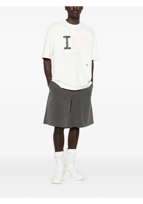 MADFRENZY letter graphic T-shirt - White