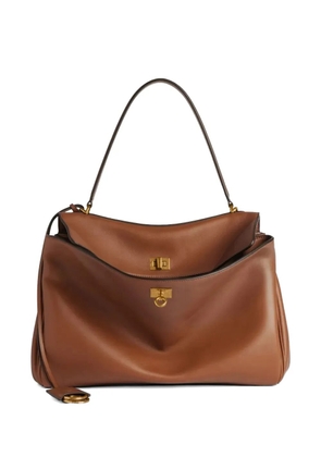 Balenciaga medium Rodeo padlock-detail shoulder bag - Brown
