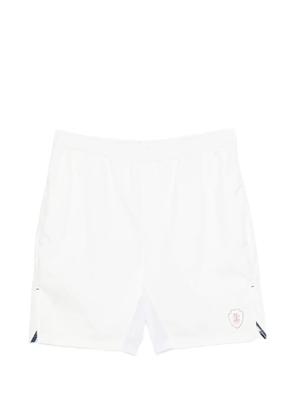 Brunello Cucinelli logo-print shorts - White