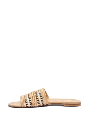 Casadei Amalfi flat sandals - Neutrals
