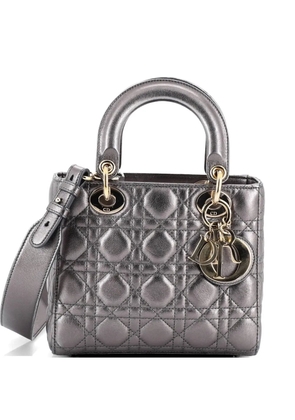 Christian Dior Pre-Owned My ABCDior Lady Dior Bag Metallic Cannage Quilt Leather shoulder bag