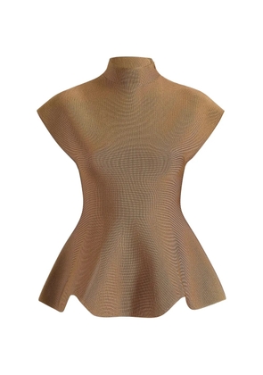 KHAITE Andra top - Brown