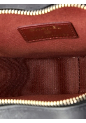 CHANEL Pre-Owned CC in Love Heart Clutch with Chain Quilted Lambskin crossbody bag - Black