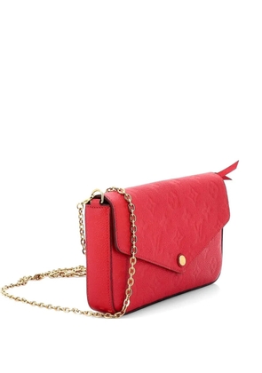 Louis Vuitton Pre-Owned Felicie Pochette Monogram Empreinte Leather crossbody bag - Red