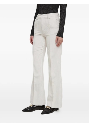 Benetton corduroy flared trousers - White