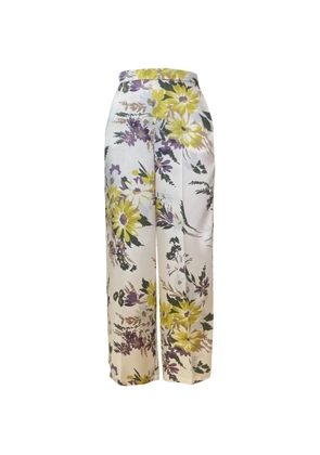 Marella floral trousers - Neutrals