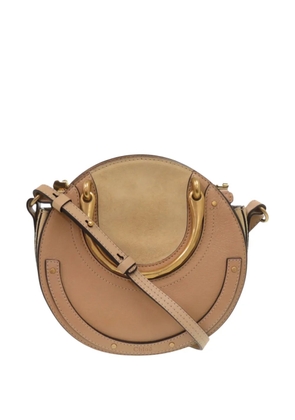 Chloé Pre-Owned 2017-2019 Small Calfskin and Suede Pixie satchel - Neutrals