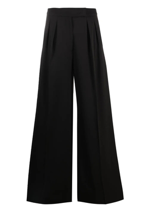 Max Mara high-waist wide-leg pleated trousers - Black