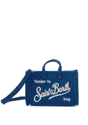 MC2 Saint Barth Kids text tote bag - Blue
