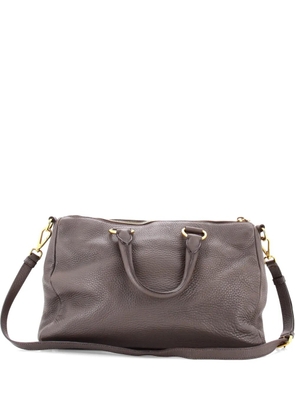 Prada Pre-Owned Convertible Boston Bag Vitello Daino Medium satchel - Grey