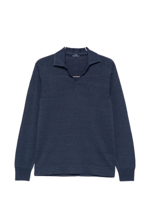 Arte Antwerp polo collar sweater - Blue