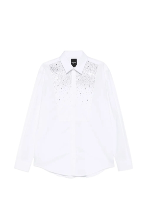 Patrizia Pepe embellished shirt - White