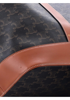 Celine Pre-Owned Triomphe Coated Canvas Medium bucket bag - Brown