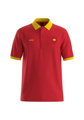 BOSS button polo shirt - Red