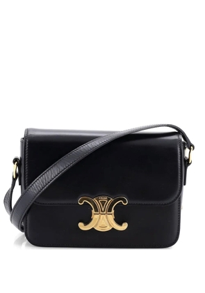 Celine Pre-Owned Triomphe Shoulder Bag Smooth Calfskin Teen crossbody bag - Black