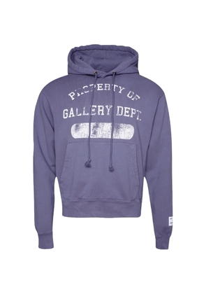 GALLERY DEPT. Property printed cotton hoodie - Purple