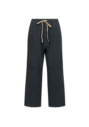 Haikure Gene elasticated logo-detail jeans - Blue