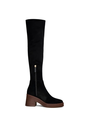 Tod's over-the-knee block-heel boots - Black