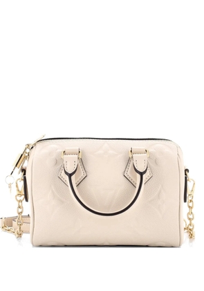 Louis Vuitton Pre-Owned Speedy Bandouliere Bag Monogram Empreinte Giant 20 crossbody bag - Neutrals