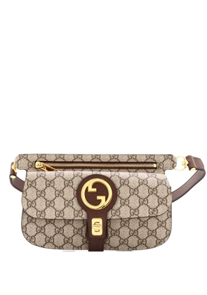 Gucci Pre-Owned Blondie Flap Pocket GG Coated Canvas belt bag - Brown