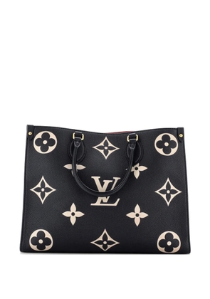 Louis Vuitton Pre-Owned OnTheGo Tote Bicolor Monogram Empreinte Giant MM shoulder bag - Black