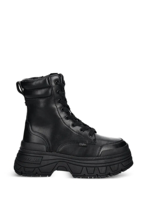 Buffalo Fusion lace-up platform boots - Black