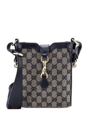 Gucci Pre-Owned GG Canvas with Leather Mini bucket bag - Blue