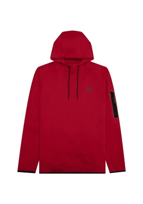 Nike logo detail hoddie - Red
