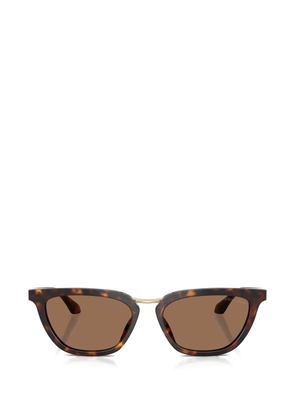 Giorgio Armani cat-eye tortoiseshell sunglasses - Brown