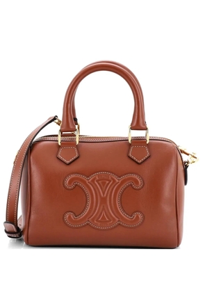 Celine Pre-Owned Cuir Triomphe Boston Bag Leather Small satchel - Brown