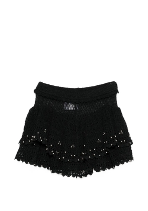 ISABEL MARANT mini beaded skirt - Black