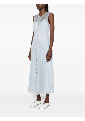 Fabiana Filippi embellished sleeveless midi dress - Blue