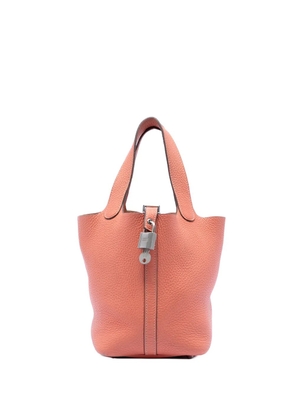 Hermès Pre-Owned 2013 Clemence Picotin Lock 18 handbag - Orange