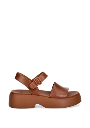 Camper buckle strap sandals - Brown