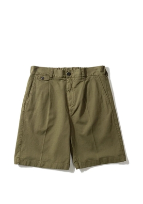 Edmmond Studios button pleated shorts - Green