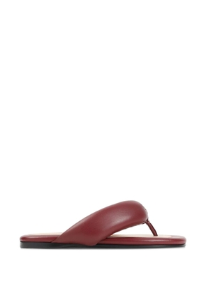 Carven Garnier leather sandals - Red