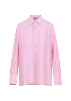 Carven button-up silk shirt - Pink
