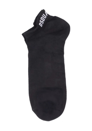DSQUARED2 logo no show socks - Black