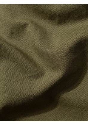 Edmmond Studios button pleated shorts - Green