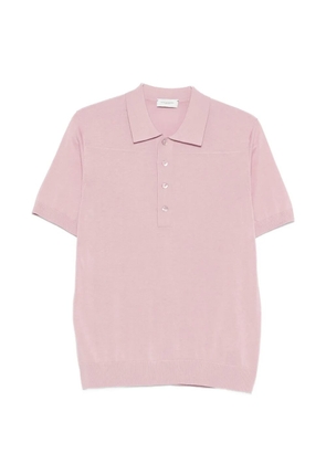 Paolo Pecora straight-hem polo shirt - Pink