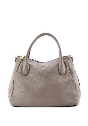 Prada Pre-Owned Sacca 2 Manici Convertible Leather Medium tote bag - Grey