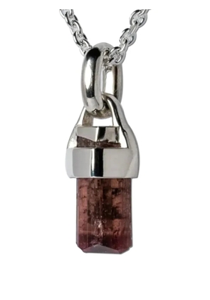 Parts of Four Talisman rubellite necklace - Silver