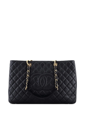 CHANEL Pre-Owned Grand Shopping Quilted Caviar XL tote bag - Black