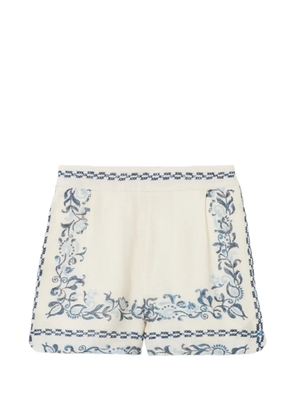Claudie Pierlot floral-print shorts - Neutrals