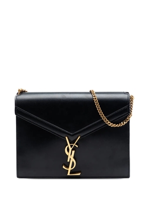 Saint Laurent Pre-Owned 2013-2026 Smooth Calfskin Monogram Cassandra Clasp Bag shoulder bag - Black