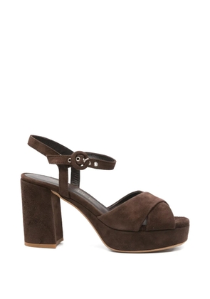 Julie Dee platform-heel sandals - Brown