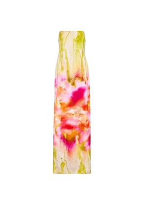 Hunter Bell Lainey strapless-printed dress - Multicolour