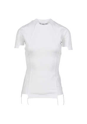 VETEMENTS embroidered logo T-shirt - White