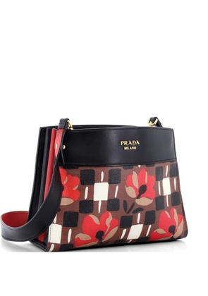 Prada Pre-Owned Bibliotheque Shoulder Bag Printed Leather Small crossbody bag - Multicolour