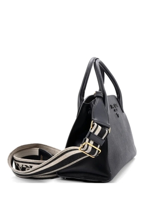 Prada Pre-Owned Monochrome Saffiano with City Calf Small tote bag - Black
